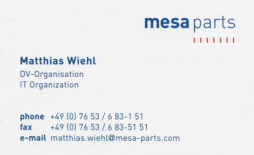 Mesa Parts GmbH & Co KG